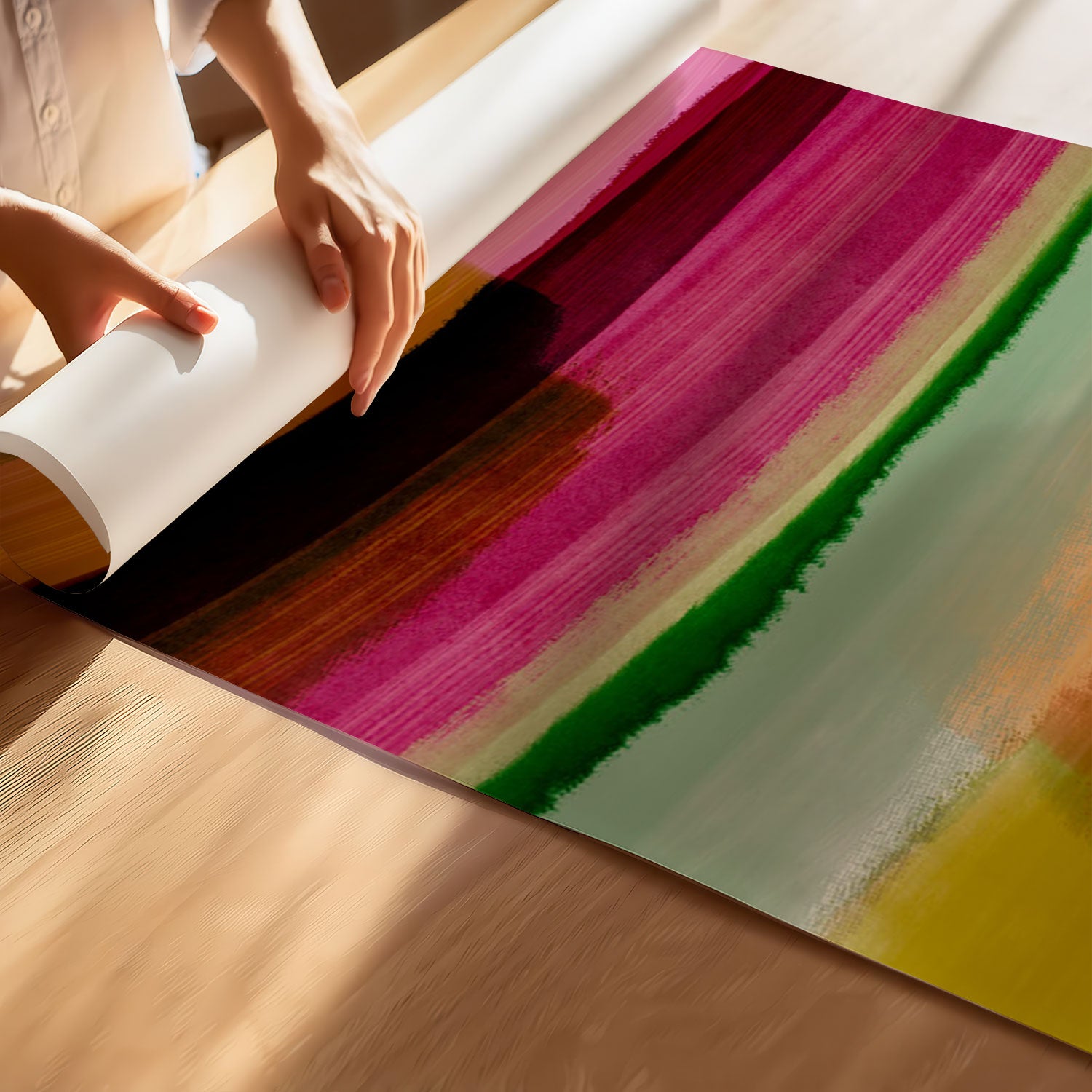 Crimson Sunset – Abstract Fine Art Print