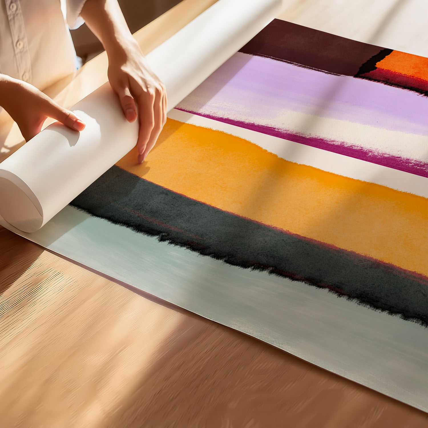 Lavender Glow – Abstract Fine Art Print