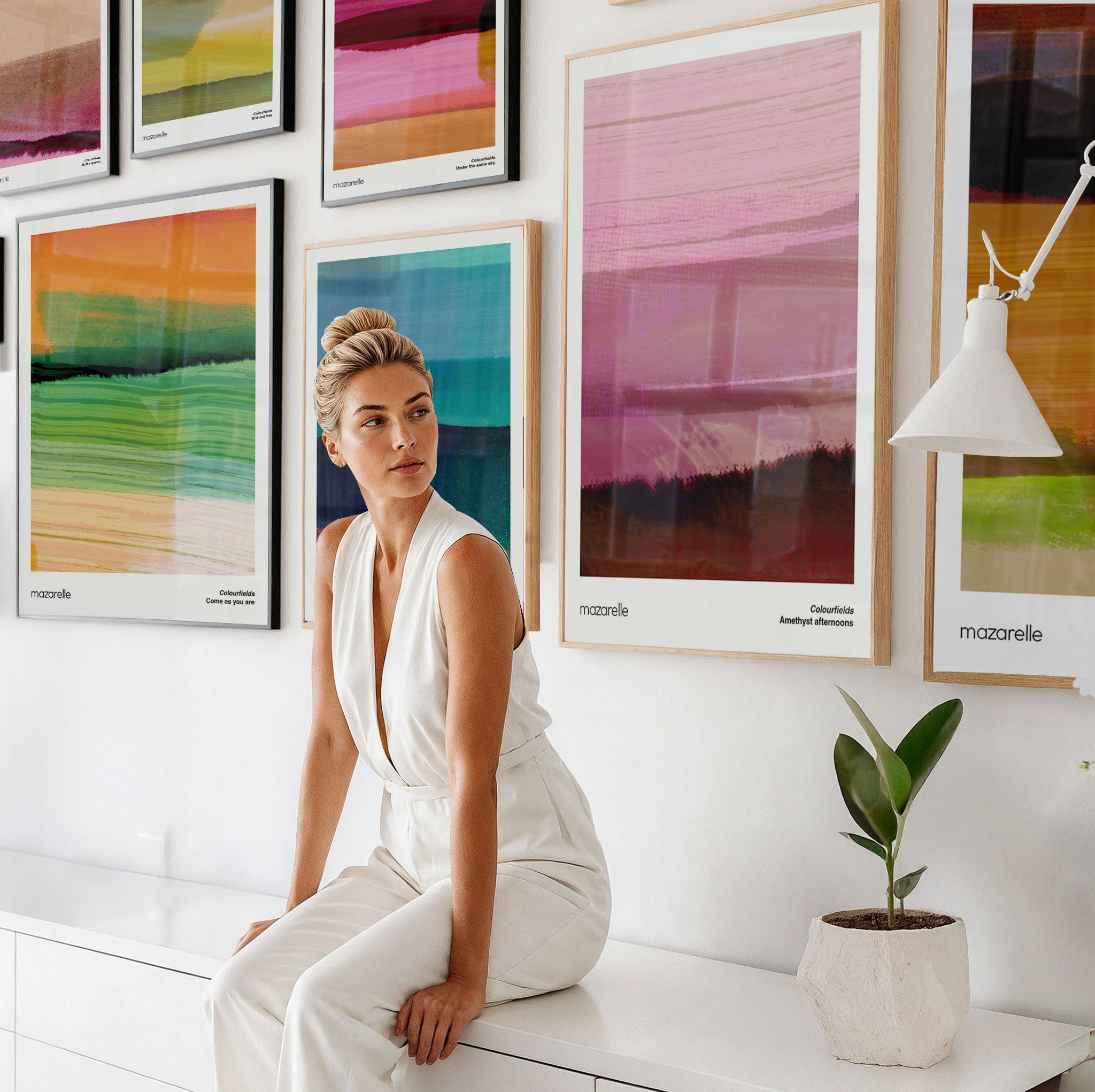 Amethist Afternoons – Abstract Fine Art Print