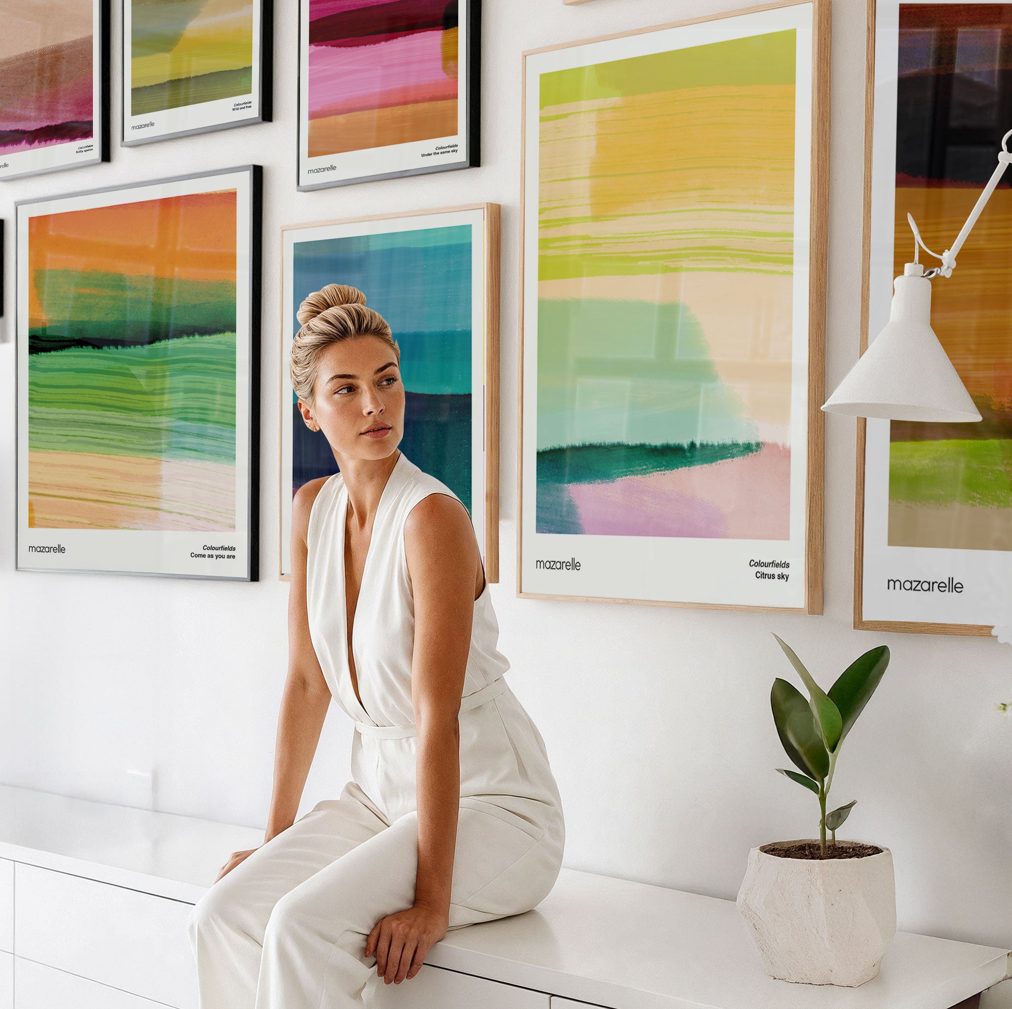 Citrus Sky – Abstract Fine Art Print