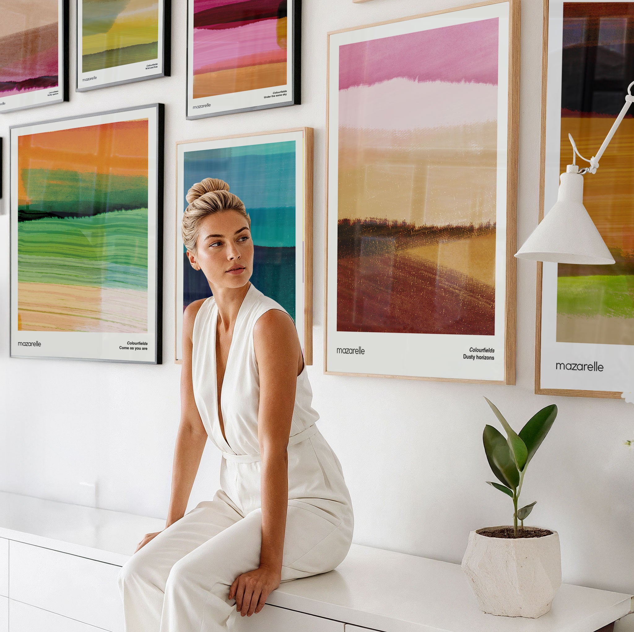 Dusty Horizons – Abstract Fine Art Print