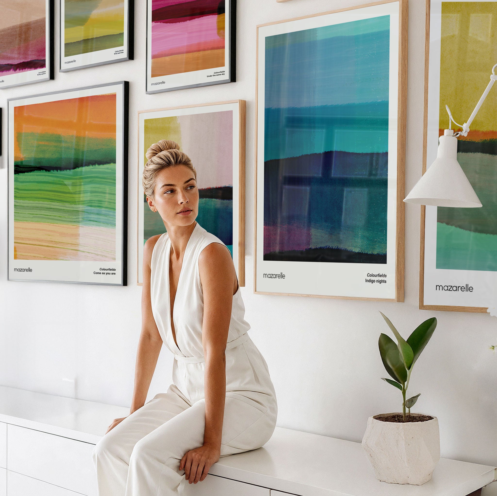 Indigo Nights – Abstract Fine Art Print