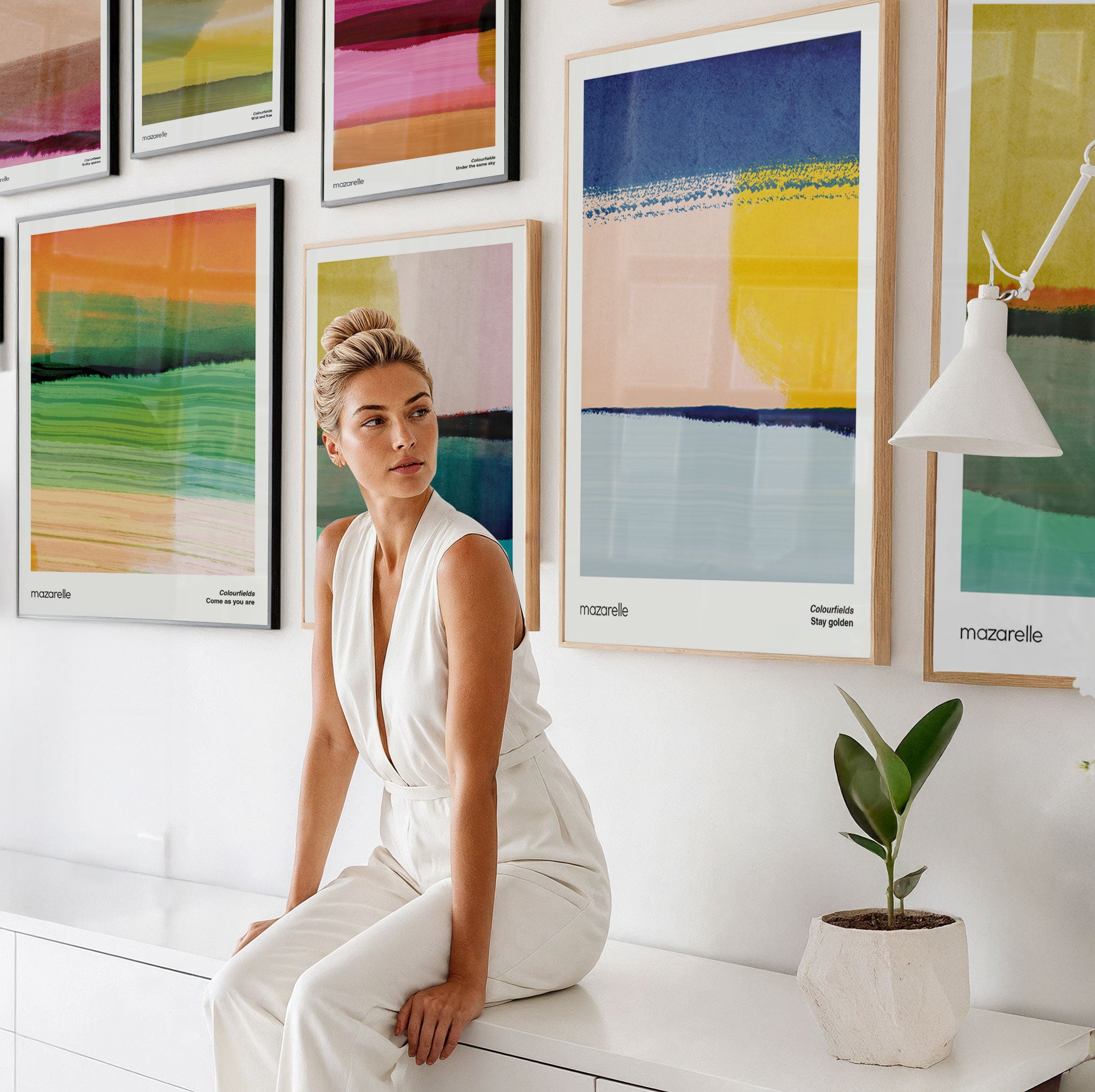 Stay Golden – Abstract Fine Art Print