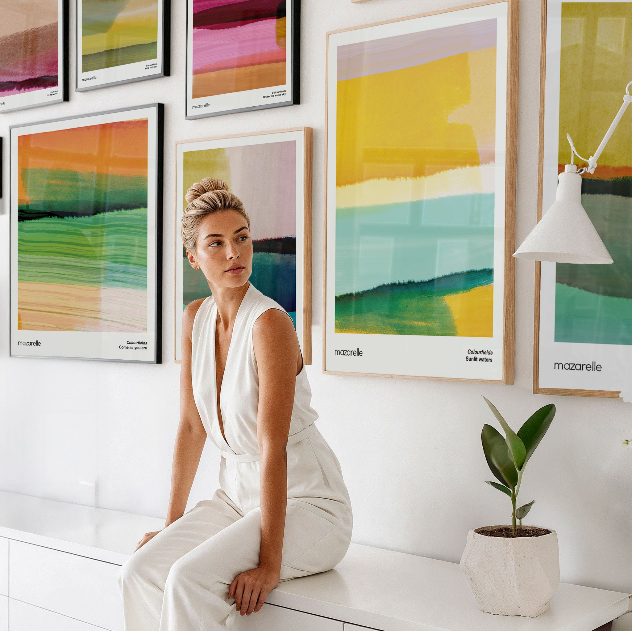 Sunlit Waters – Abstract Fine Art Print