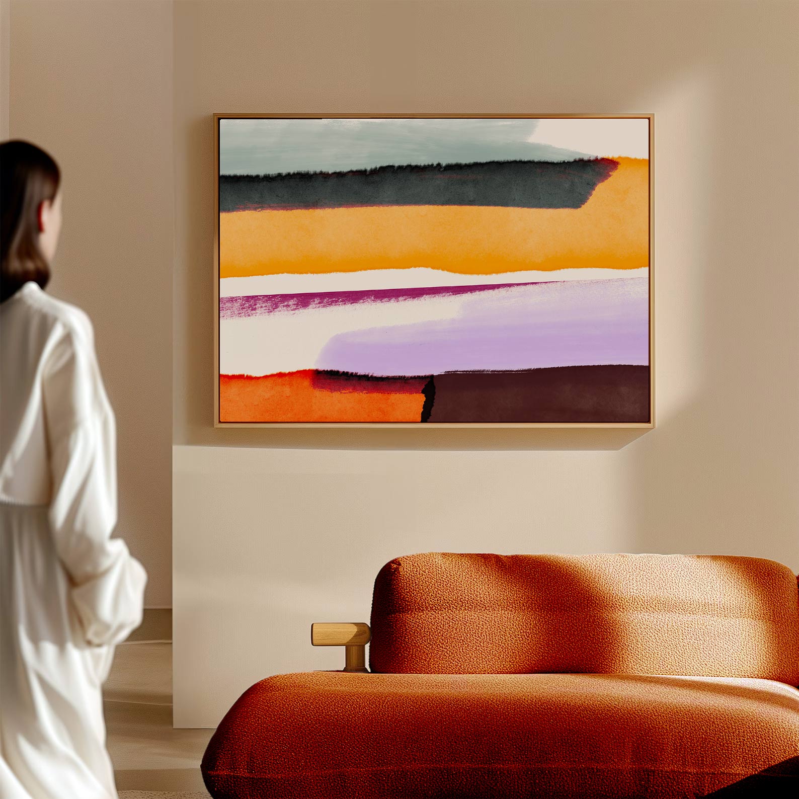 Lavender Glow Landscape