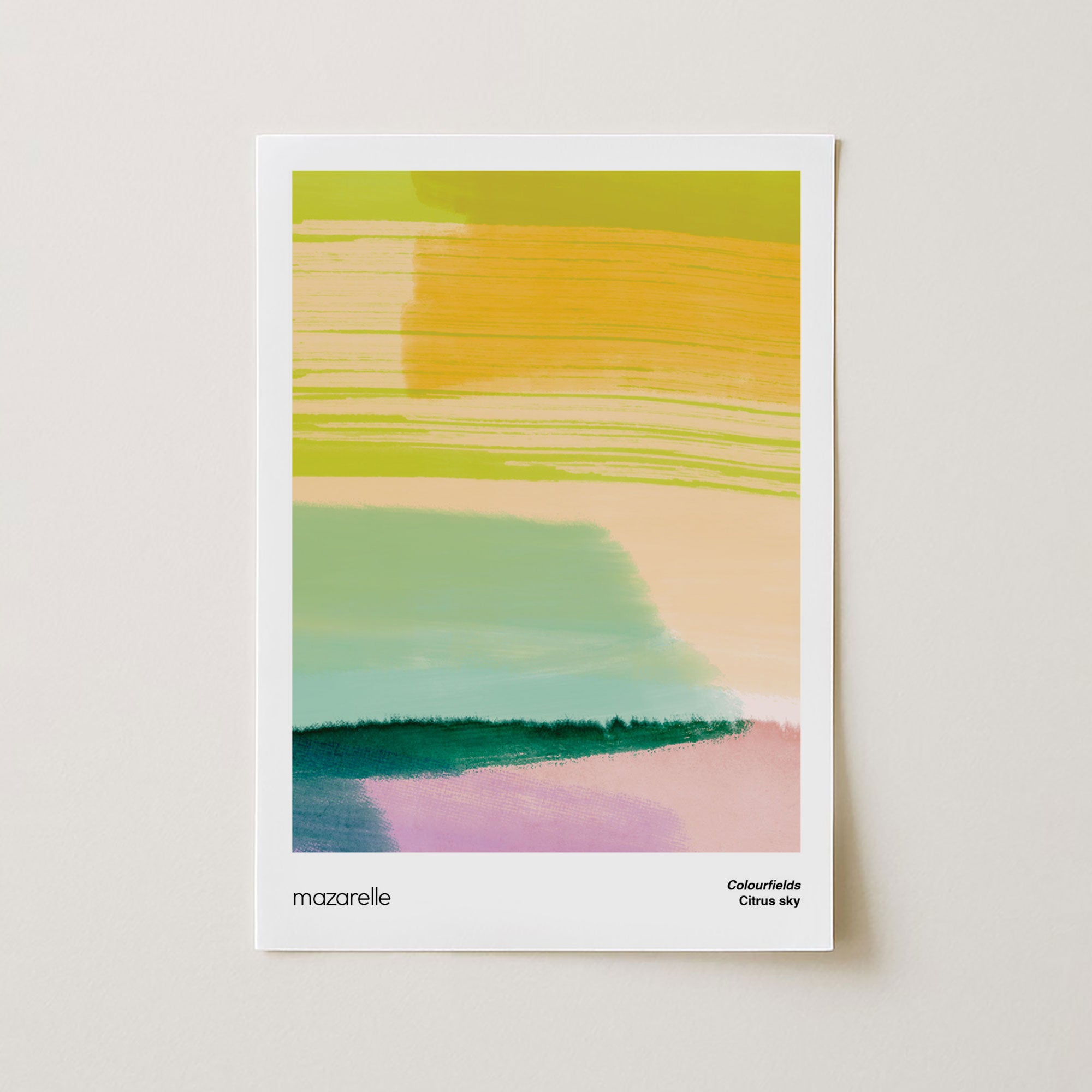 Citrus Sky – Abstract Fine Art Print