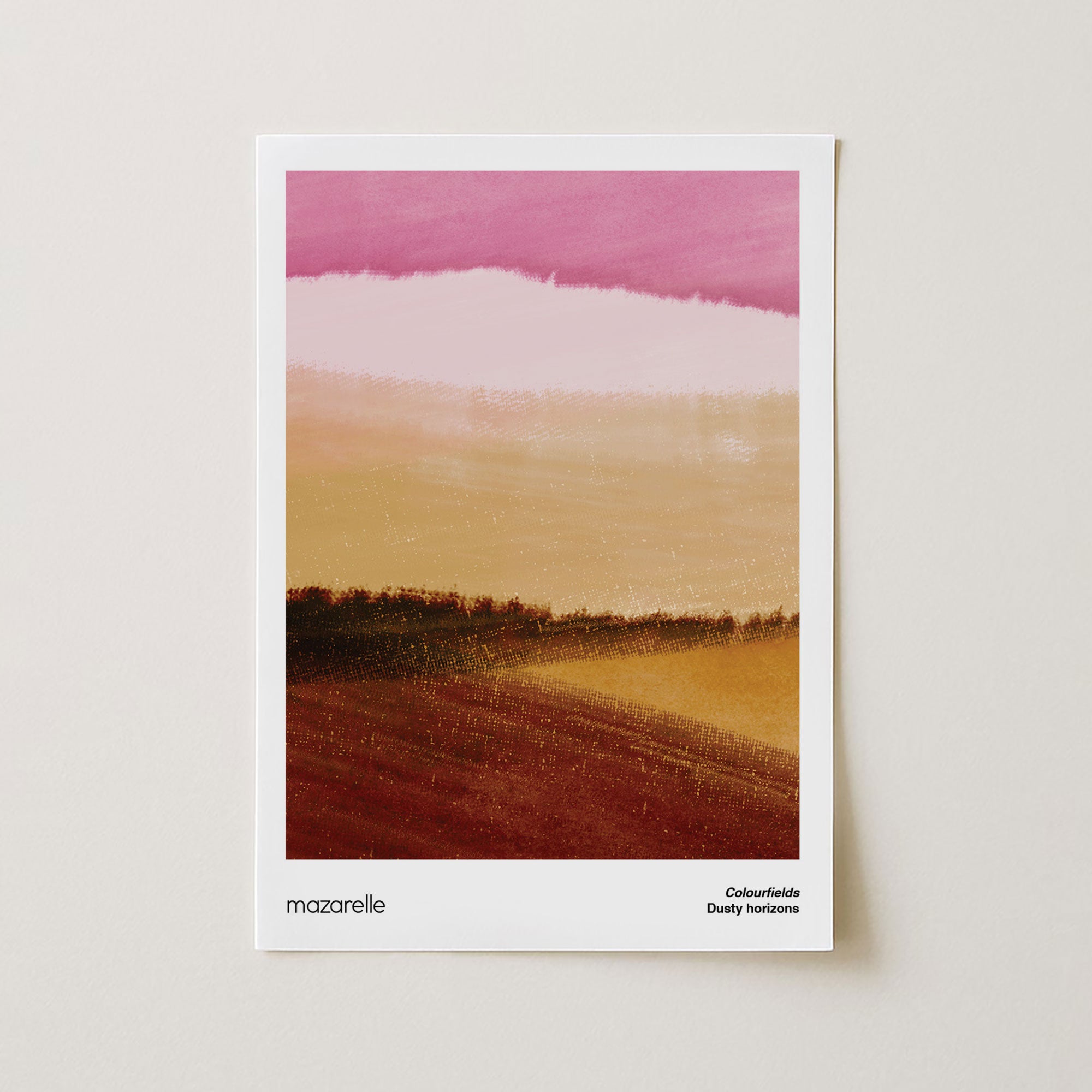 Dusty Horizons – Abstract Fine Art Print