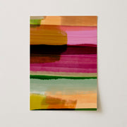 Crimson Sunset – Abstract Fine Art Print