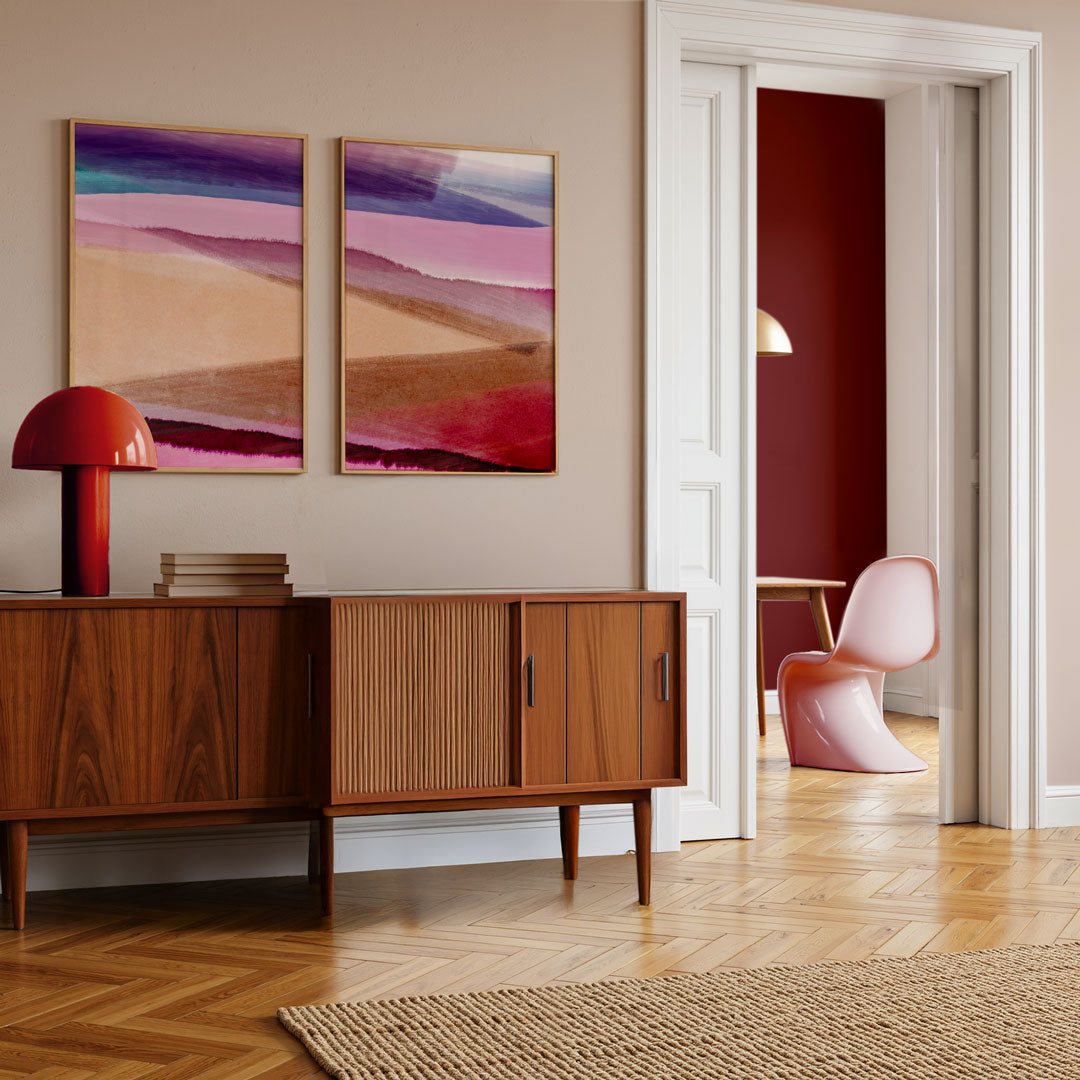 Rose Haze Set of Two