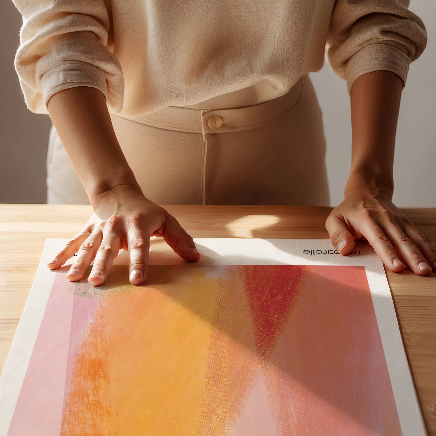 Alpine Glow – Abstract Fine Art Print