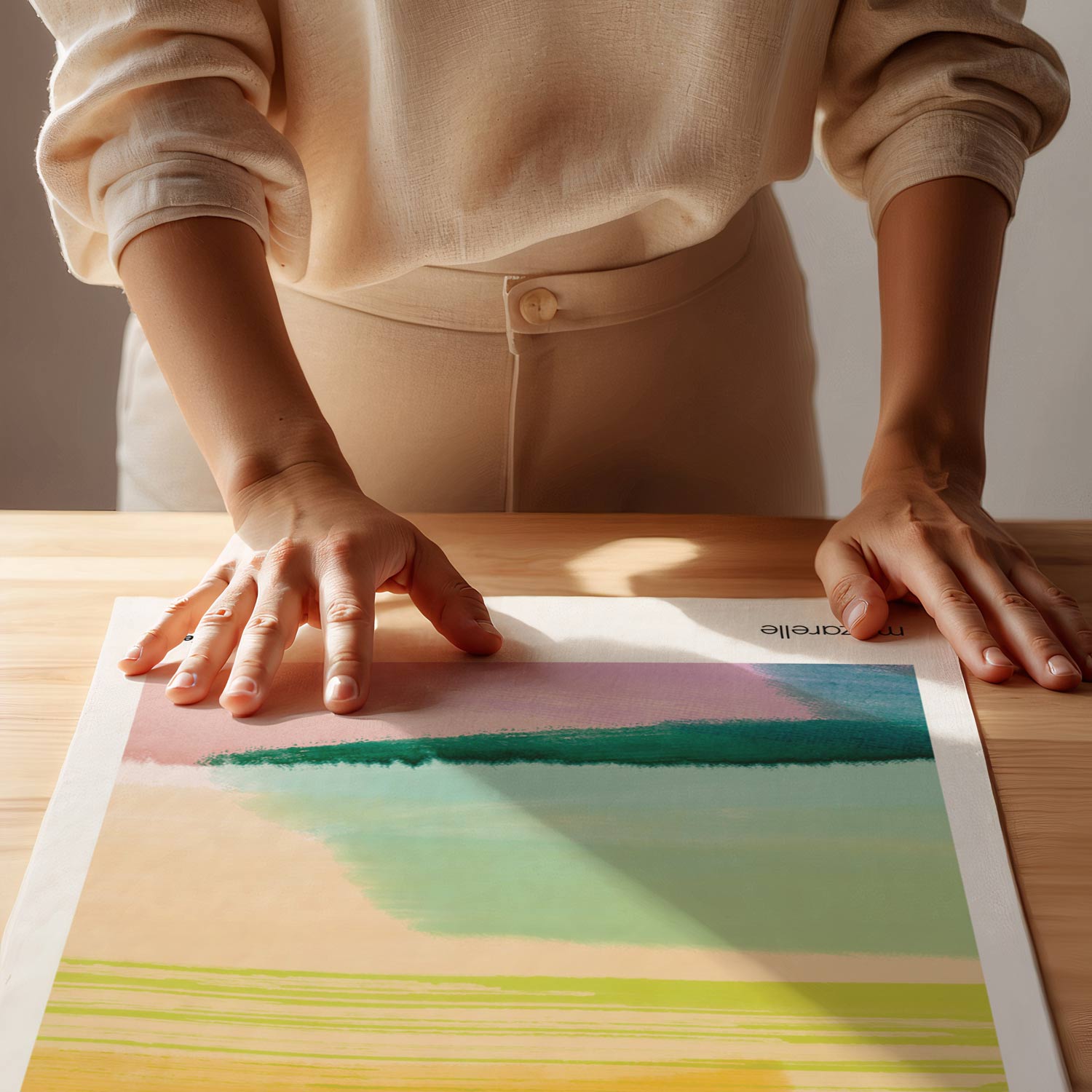 Citrus Sky – Abstract Fine Art Print