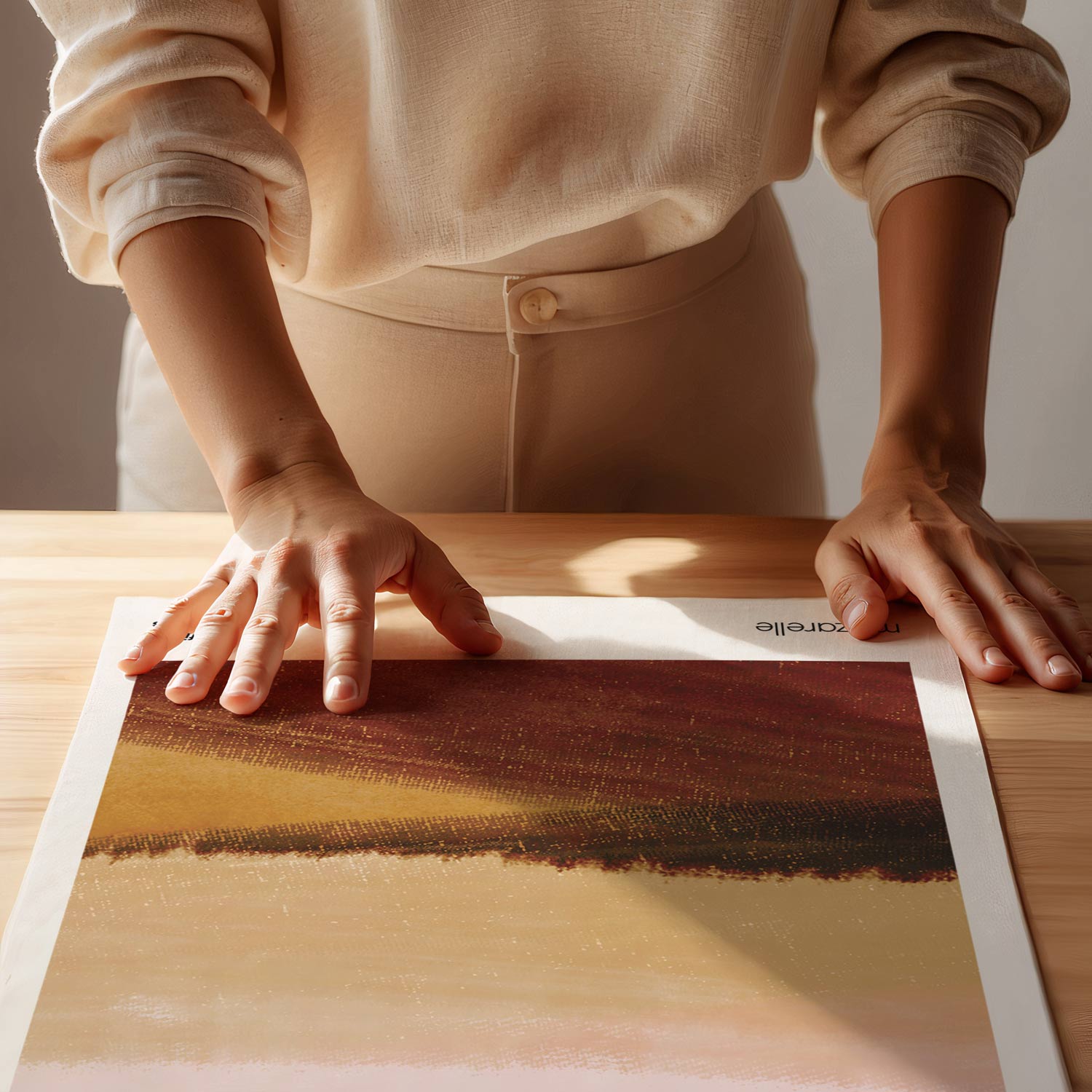 Dusty Horizons – Abstract Fine Art Print