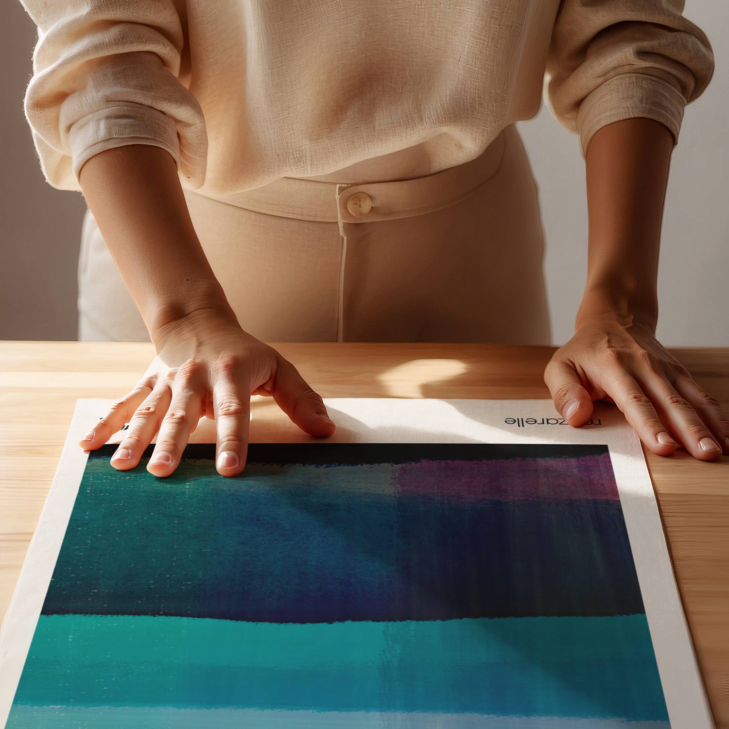 Indigo Nights – Abstract Fine Art Print