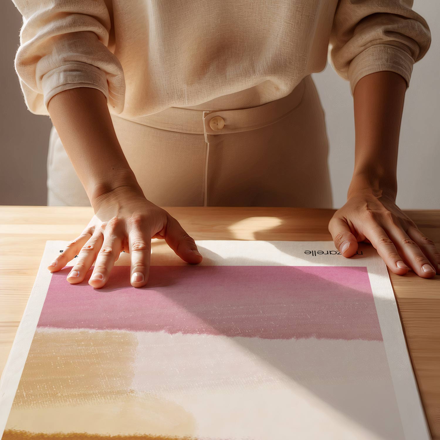 Sandstone Shadows – Abstract Fine Art Print