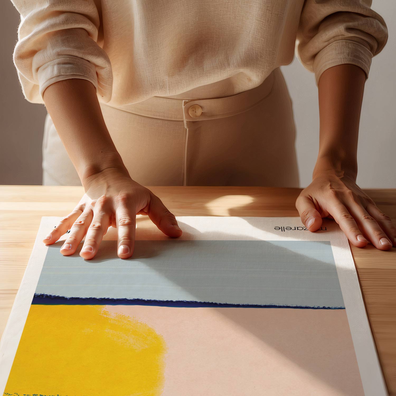 Stay Golden – Abstract Fine Art Print