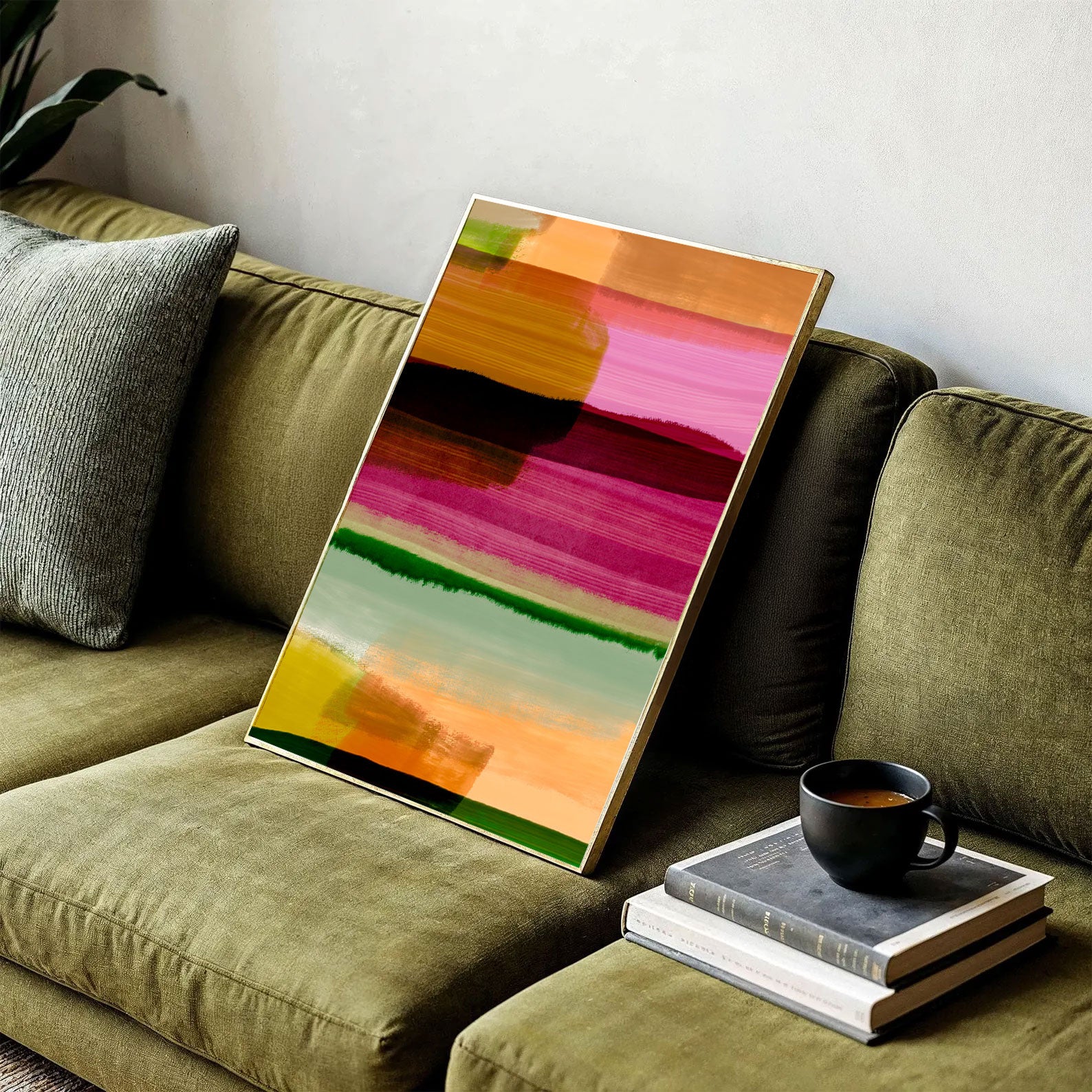 Crimson Sunset – Abstract Fine Art Print