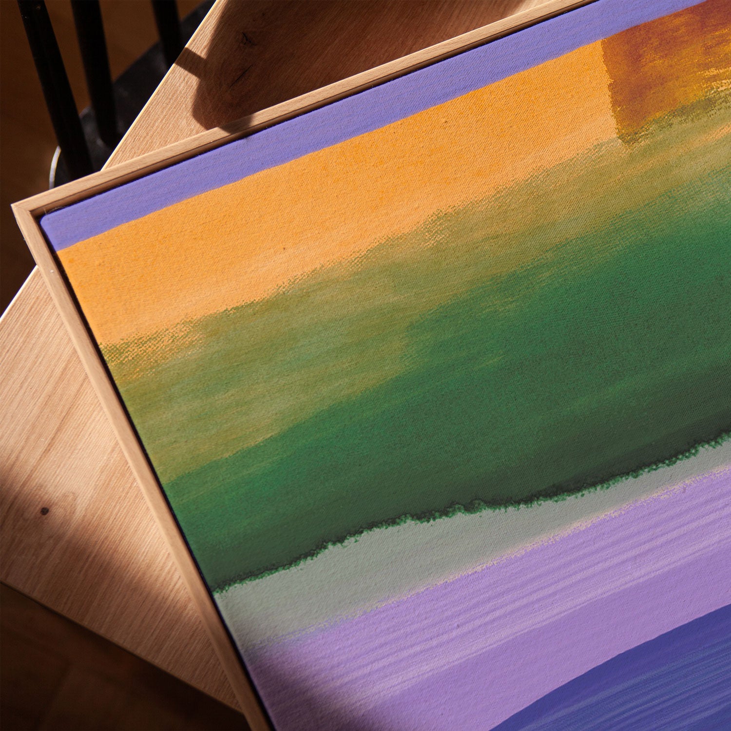 Lilac Over Green Set of Two